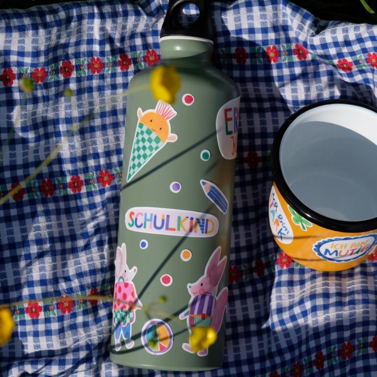 Spülmaschinenfeste Sticker *Schulkind*