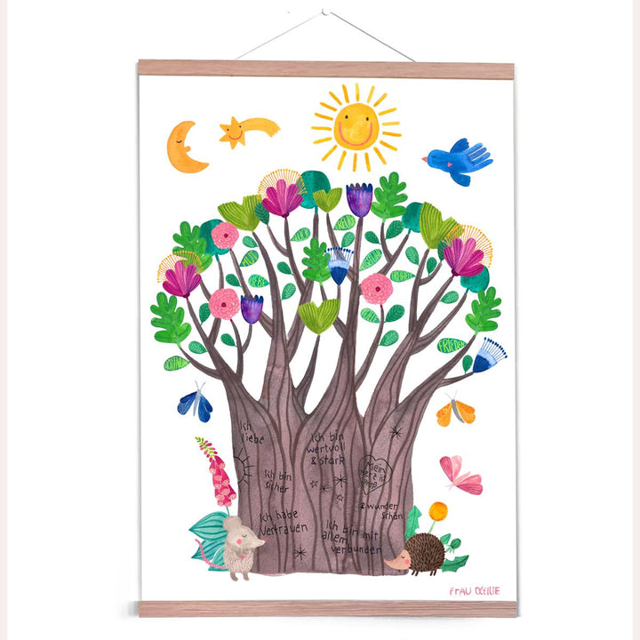 Affirmationsposter *Affirmationsbaum*