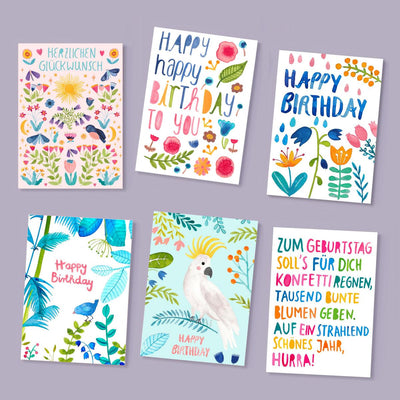 Postkartenset (20 Karten) *Geburtstag, Feste & Anlässe*