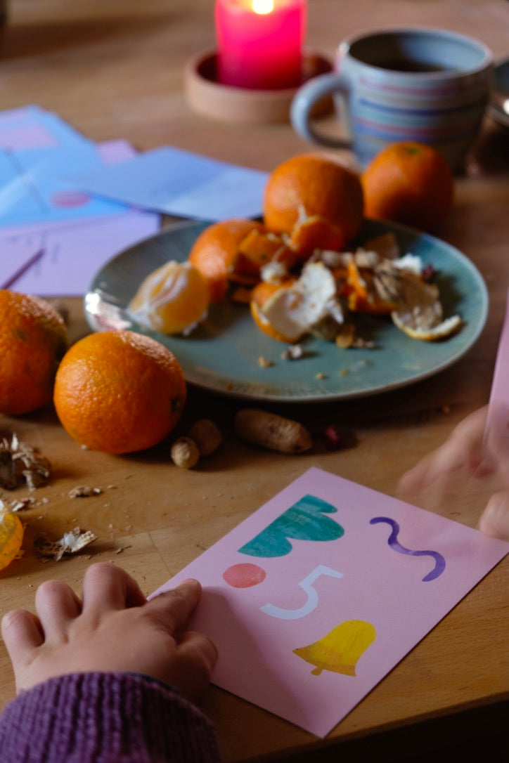 Adventskalender-Karten *Familienadventskalender*