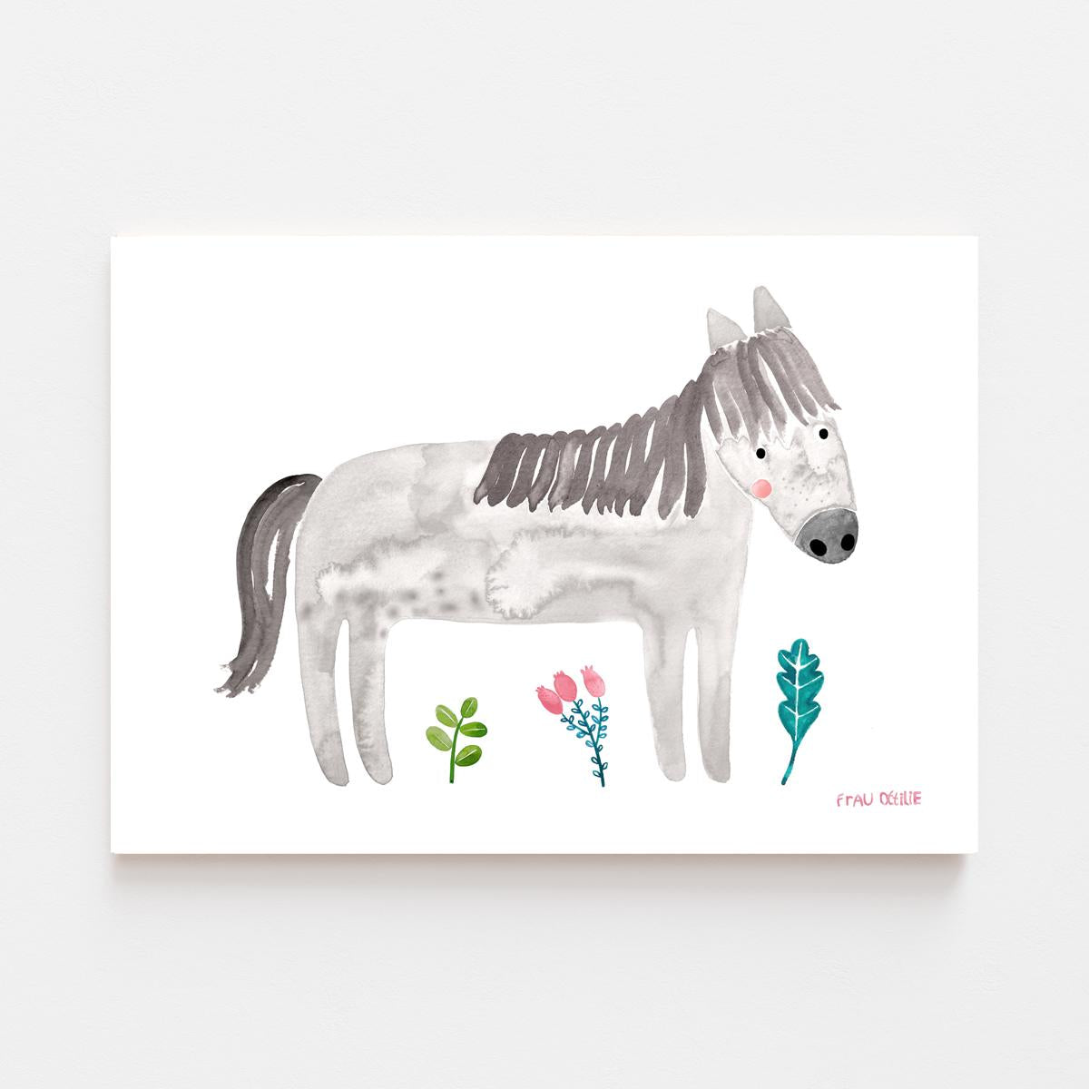 Print A3 *Weißes Pferd*