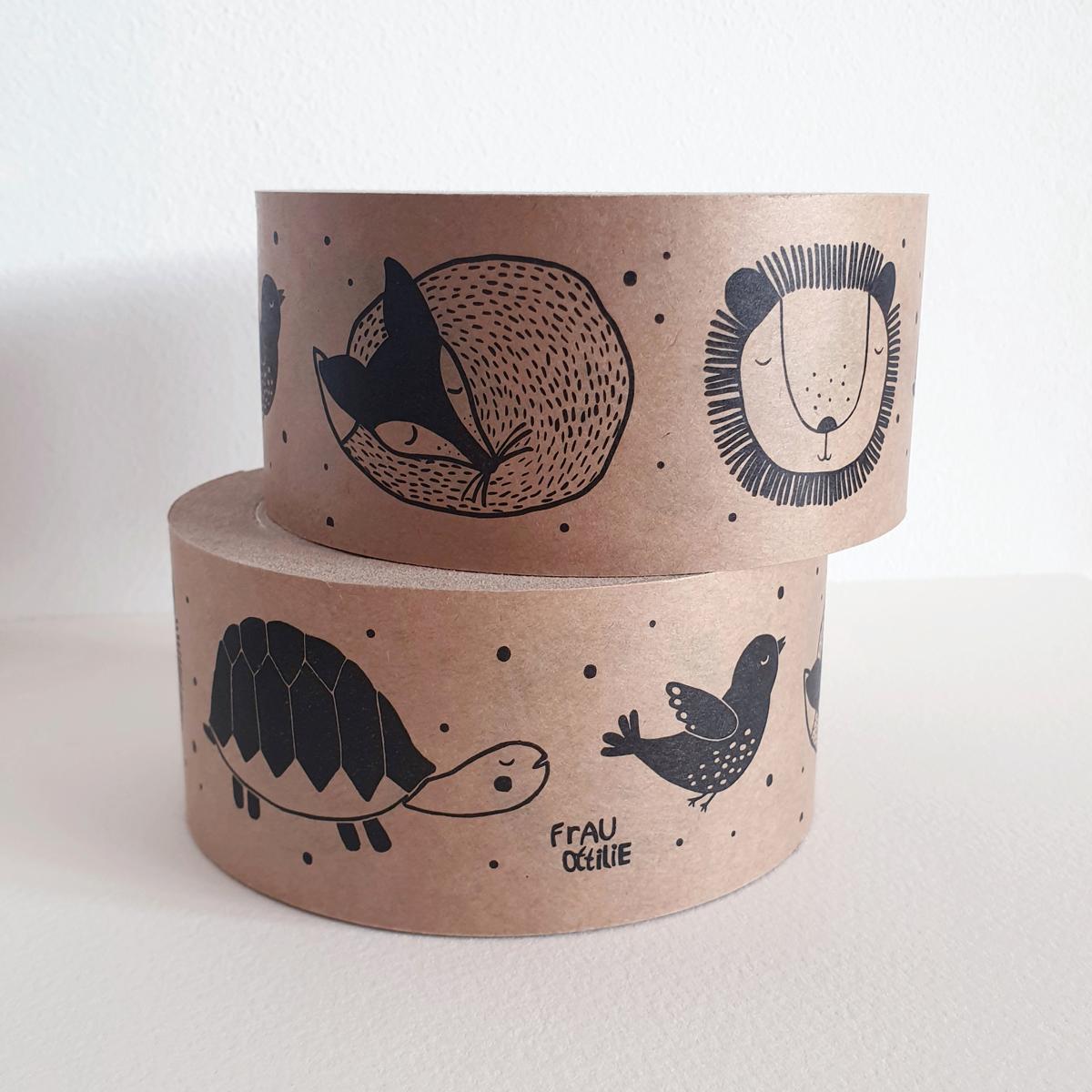 Klebeband *Tiere* (B-Ware mit starken Qualitätsschwankungen, s. Beschreibung)
