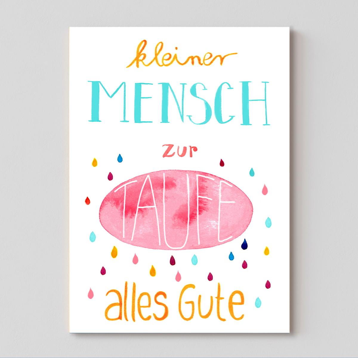 Taufkarte *Alles Gute*