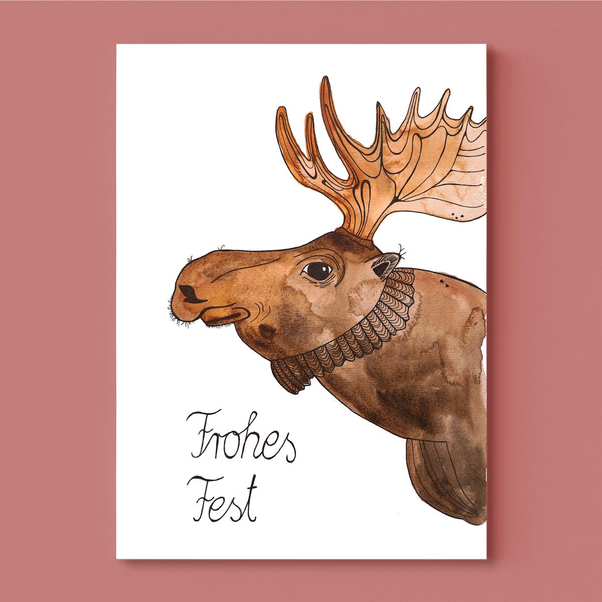Weihnachskarte *Frohes Fest*