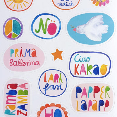 Stickerbogen *Sonnenschein & Rambazamba*